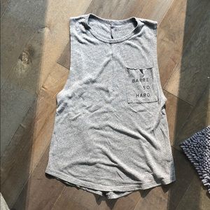 Pure Barre “Barre So Hard” Pocket Tank